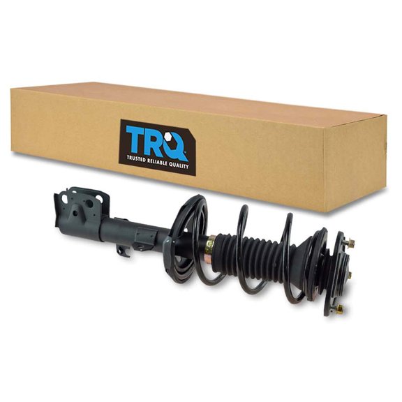 TRQ Front Left Complete Strut & Coil Spring Assembly Drivers Side Fits Select 2009-2010 Pontiac Vibe 2009-2013 Toyota Corolla Matrix