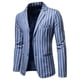 thumbnail image 3 of Guardurnaity Chaquetas De Traje Slim Fit Azules Estilo Sofisticado Para Cualquier Evento Chaquetas De Traje De Botones Abrigos De Traje Chaquetas de traje, americanas y abrigos deportivos azul METRO, 3 of 6