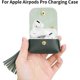 thumbnail image 4 of Funda de carga para Apple Airpods Pro, funda de piel auténtica compatible con el estuche de carga de Apple Airpods Pro - Verde (borlas), 4 of 5