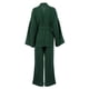 thumbnail image 4 of VISgogo Conjuntos de pijamas para mujer, cárdigan de manga larga de color sólido con cinturón + conjunto de pantalones largos elásticos de cintura alta VISgogo  moda, 4 of 9