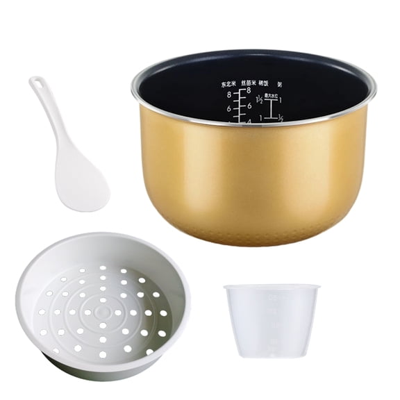 Universal Rice Cooker Inner Pot Replacement 3L 4L 5L Capacity Options Nonstick Coating Safe Even Heating Design