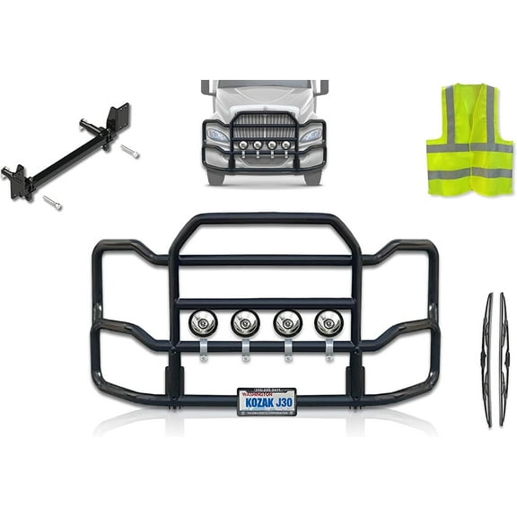 Kozak International RH Bumper Guard, Black 2017-2024