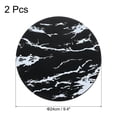 thumbnail image 2 of 2 piezas de alfombrillas protectoras para cocina de inducción, protector de estufa de inducción, patrón de mármol (negro), 2 of 6