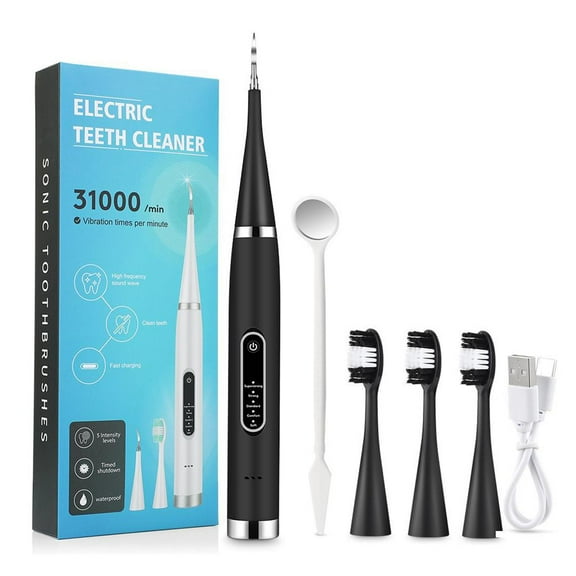 Electric Sonic Dental Scaler Teeth Whitening Portable Tartar Teeth Cleaner bnhy↕ K9F4