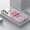thumbnail image 3 of Smooth E-TPU Phone Case Infinix TECNO POP SPARK 6 7 8 10 20 GO 20C CAMON 17 18 19 POVA 2 3 5 Case Anime Lilo Stitch Angel Couple, 3 of 5