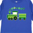 thumbnail image 4 of Inktastic St Patricks Irish Shamrock Train Boys or Girls Long Sleeve Toddler T-Shirt, 4 of 5
