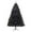 Black_7ft, variant on Black Unlit Artificial Xmas Tree, 6FT Premium PVC Hinged Branch Christmas Tree with Sturdy Metal Stand, Modern Holiday Décor for Home, Office, or Halloween Party