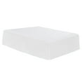 thumbnail image 2 of facefd Solid Color Hotel Pleated Bed Skirt Wrinkle & Fade Resistant White_Queen, 2 of 9