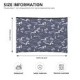 thumbnail image 4 of Rocae Hawaiian Style for Cosmetic Bags for Women Paper Reusable Cosmetic Bag Travel Toiletry Organizer Capacity Multipurpose Zipper Pouch, 4 of 8