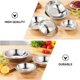 thumbnail image 2 of 5 cuencos de acero inoxidable para almacenar condimentos de cocina, cuencos multifuncionales, 2 of 6