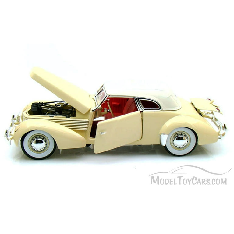 1936 Cord 810 Soft Top, Yellow - Signature Models 18108 - 1/18