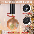 thumbnail image 5 of 6 Pcs Ornament Spinner Battery Operated Wind Motor Disco Ball Hanging Rotating, 5 of 6