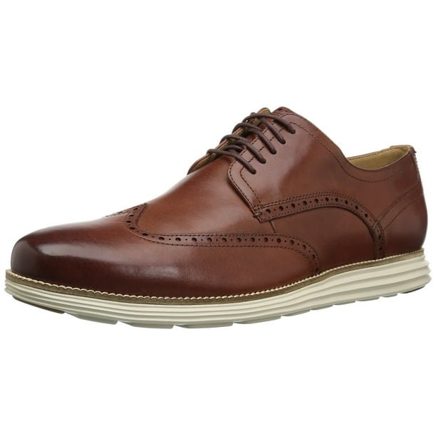 cole haan original grand cognac wingtip oxfords