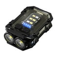 thumbnail image 1 of Keychain Flashlight Portable Handheld Torch LED Flashlight Pocket Lights 8 Light Black, 1 of 9