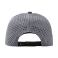 thumbnail image 2 of TOPTIE Quick Dry Trucker Cap 5 Panel Waterproof Snapback Mid Profile Polyester Baseball Cap-Dark Grey, 2 of 8