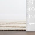 thumbnail image 2 of nuLOOM Anica Geometric Fringe Area Rug, 10' x 14', Anica Light Beige, 2 of 9