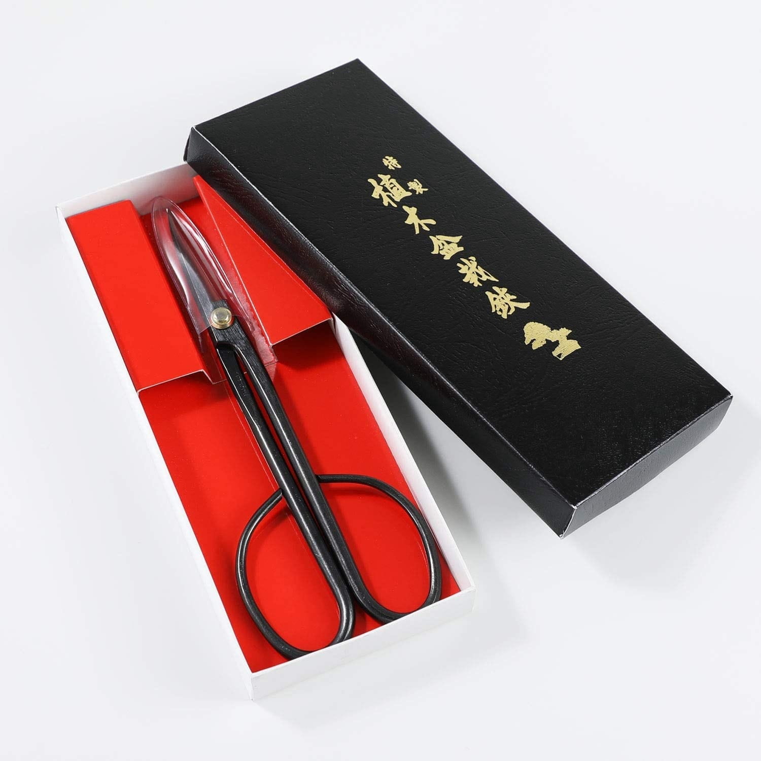Wazakura Twig Bonsai Scissors Long Handle Black 8-1/4" Made in Japan