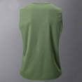 thumbnail image 4 of YLSDY Savings 2025 Mens Compression Shirts Long Sleeve Workout Gym T Shirt Running Top Cool Dry Sports Baselayer Undershirts Green L, 4 of 6