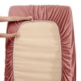 thumbnail image 4 of Juego de sábanas Hearth & Harbor con bolsillo extra profundo Queen Pink Clay, 4 of 7