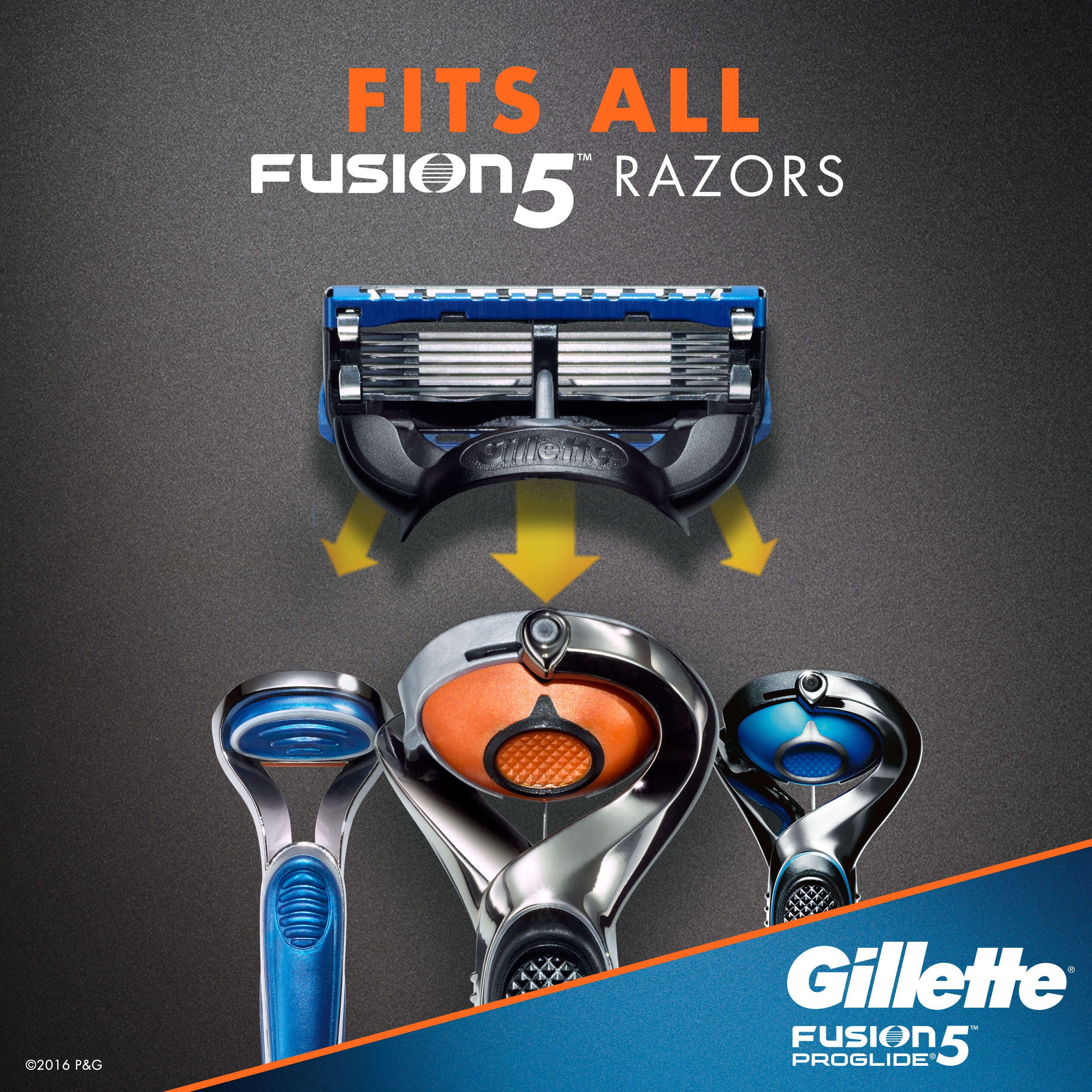 Necklet cement De gasten Gillette Fusion5 ProGlide Men's Razor Blades8 Refills - Walmart.com
