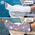thumbnail image 7 of COEQINE Easter Rabbit Leg Cast Covers 2 Pcs Size S Cast Sleeve for Foot Leg Protector Washable Cast and Bandage Protector Fashionable Leg Cast Cover Sock Easter Decorative Leg Cast Cover, 7 of 7