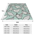 thumbnail image 3 of Pofeuu Hand Drawn Chickens Print Ultra-Soft Micro Fleece Blanket,for Bed Or Sofa,All Season Throw Blankets Flannel Blanket-50"x40", 3 of 7