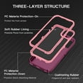 thumbnail image 2 of Casetego for iPhone 15,15 Pro,15 Plus,15 Pro Max Case with 2 Pack Screen Protector,Military Grade Heavy Duty 3 in 1 Shockproof Protective Case for iPhone 15 Plus 6.7",Pink, 2 of 7