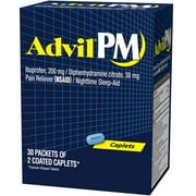 Advil PM, 200mg (30 pouches, 2 caplets each)
