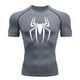 thumbnail image 4 of 2024Camiseta de compresión con estampado de araña para hombre, camiseta de secado rápido, camiseta para correr en gimnasio, manga corta transpirable, primavera, verano, M-3XL, 4 of 5