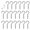 M3x40, variant on Gieenan 20 Pack C-Shape Screw-in Hooks for Hanging Plants,Lights,Wind Chimes（M3/M4/M5 ）