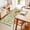 Green, variant on Hallway Runner Rug 2'x6', Lemon Leaves Kitchen Runner Rugs Non-Slip Carpet Mats, Yellow Vertical Stripes Spring Flowers Bedside Rugs Runners Washable Floor Carpet for Bathroom Laundry Room
