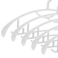 thumbnail image 3 of NIYANGLE 10Pcs White Plastic Hangers for Clothes Anti-skid and Break-resistant Use, 3 of 8