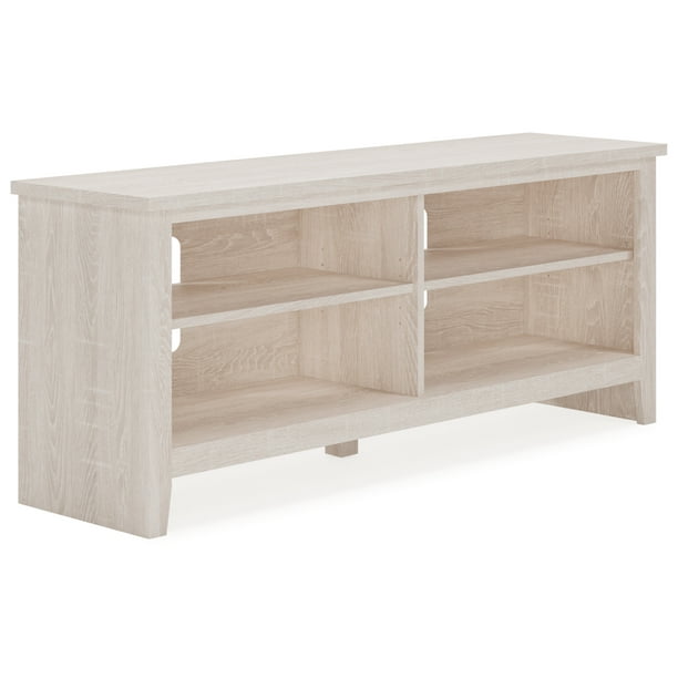 Signature Design By Ashley Dorrinson Antique White Large Tv Stand Com Dorrinson Antique White Large Tv Stand, Antique White Tv Console Table