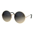 thumbnail image 1 of Lunettes de Soleil Rondes Style Joplin Classique Surdimensionnées Or Fumée, 1 of 3