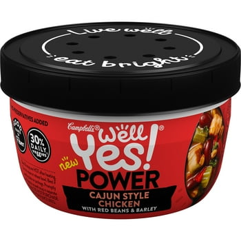 Campbell's Well Yes! Power Soup  Cajun Style Chicken Soup, 11.1 Oz Microwavable 