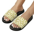 thumbnail image 5 of GZHJMY Stylish Slides for Women Men, Gold Leopard Soft Flexible Slip-on Sandals Slippers, 5 of 7