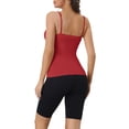 thumbnail image 3 of NOMADIC NOOK Women's Camisole Built-in Bra Padded Adjustable Spaghetti Strap Sleeveless Tank Tops 2 Packs, 3 of 4