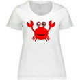 thumbnail image 3 of Inktastic Cute Red Crab Women's Plus Size T-Shirt, 3 of 5