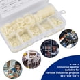 thumbnail image 4 of 500 pieces plastic washers nylon flat washers M2 / M2.5 / M3 / M4 / M5 / M6 / M8 / M10 White sealing washer for industrial fasteners, 4 of 7