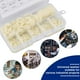 thumbnail image 3 of Arandelas de plástico de 500 piezas, arandelas planas de nailon M2/M2.5/M3/M4/M5/M6/M8/M10, arandela de sellado blanca para sujetadores industriales Ormromra YQ-1286, 3 of 6