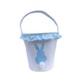 thumbnail image 1 of Bearachild Bolsa de conejito Canasta de Pascua Conveniencia Cubos de vacaciones Suministros para niños Patrones surtidos decorativos Bolsas con Almacenamiento y organización del hogar encaje azul, 1 of 6