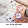thumbnail image 2 of 10pcs Silicone Fishing Line Bobbin Spools Round Shape Fishing Line Reels, 2 of 4