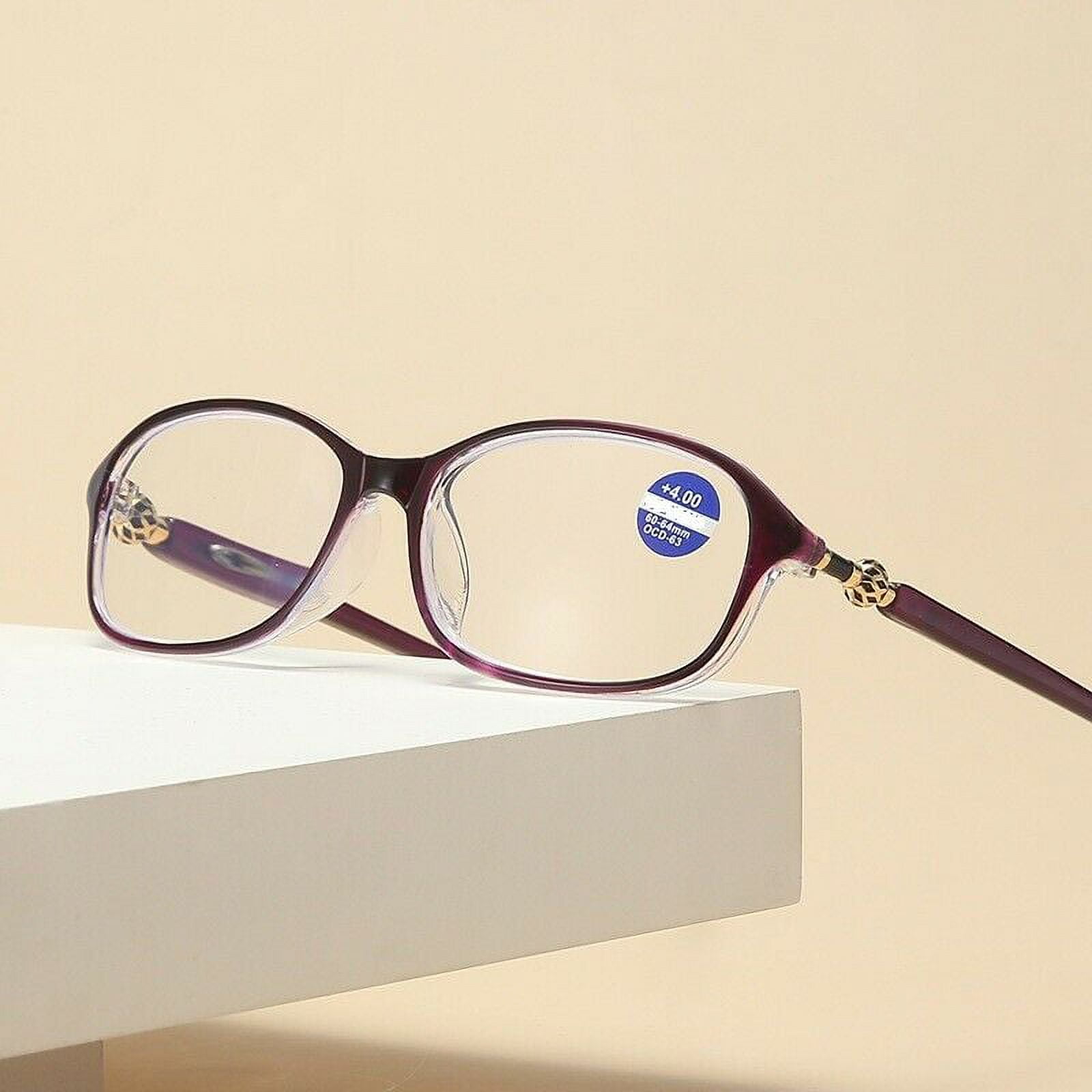 2 Packs Womens Oval Frame Reading Glasses Lightweight  display picture 2