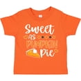 thumbnail image 3 of Inktastic Thanksgiving Sweet as Pumpkin Pie Boys or Girls Toddler T-Shirt, 3 of 5