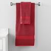 Hotel Style Luxurious Cotton 4 Piece Set - Includes 2 Hand & 2 Washcloths, Dark Red