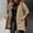 Brown Coats for Winter, variant on XPMWRP Women's Patchwork Hooded Jackets Solid Color Fashion Long Sleeve Loose Jacket Winter Warm Casual Zip Up Coats with Pockets Yellow XXL