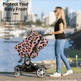 thumbnail image 5 of Haiem Leopard Baby Nursing Cover & Nursing Poncho - Multi Use Cover for Baby Car Seat Canopy, Stroller Cover, 360°Full Privacy Breastfeeding Coverage, 5 of 9