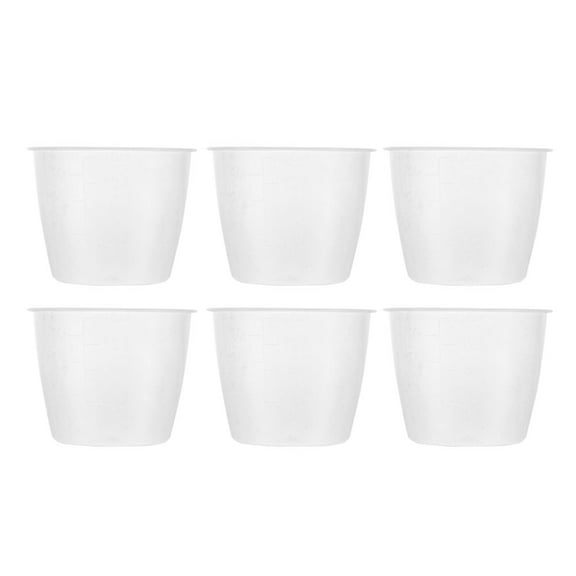 PAMINGONO  Lightweight Clear Plastic Measuring Cups Set for Kitchen 8Pcs