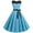Sky Blue, variant on XFLWAM Women's 1950s Vintage Rockabilly Swing Dress Crew Neck Floral Lace Cocktail Party Dress Wedding Prom Evening Dresses Green XXL