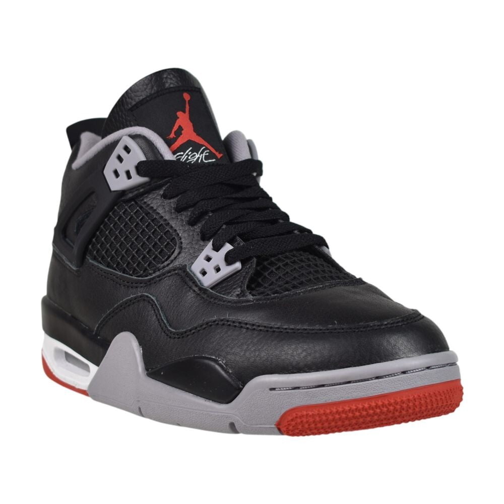 Air Jordan Big Kid's 4 Retro 'Bred Reimagined' Sneakers in Black
